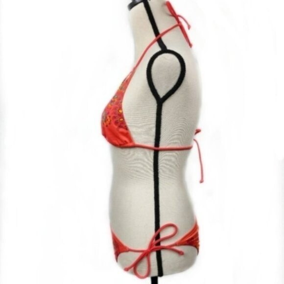 Victoria's Secret Floral Triangle Bikini Set XS - Picture 4 of 8